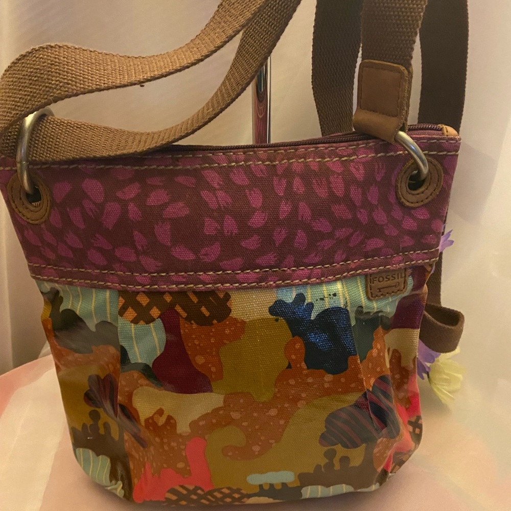 Multicolored Fossil Bag - image 1